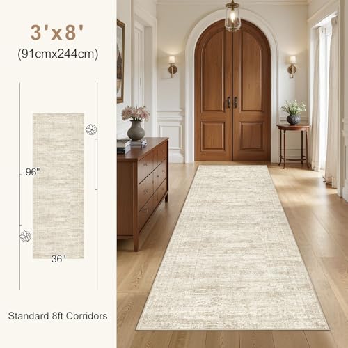 2x6 Washable Runner Rug for Hallway (24 Count)