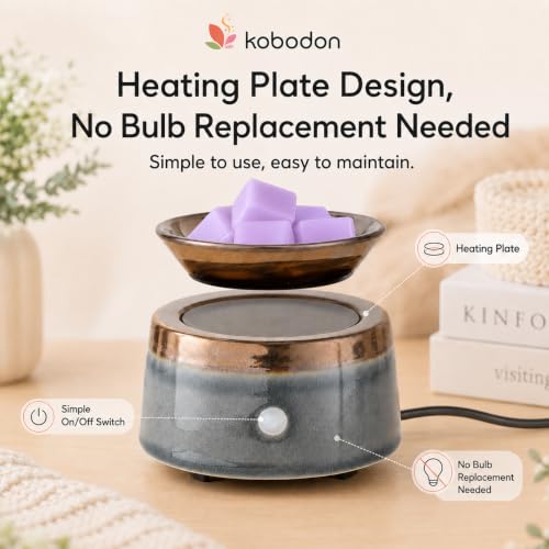 Ceramic Candle Wax Warmer Wax Melter Home Fragrance Diffuser