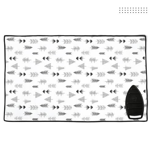 Ironing Mat Heat Resistant Pad 48"x28" Black Arrow