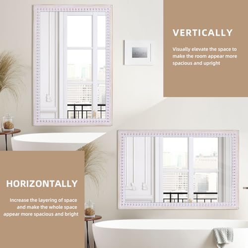 36x24 Inch Rectangle Wall Mirror