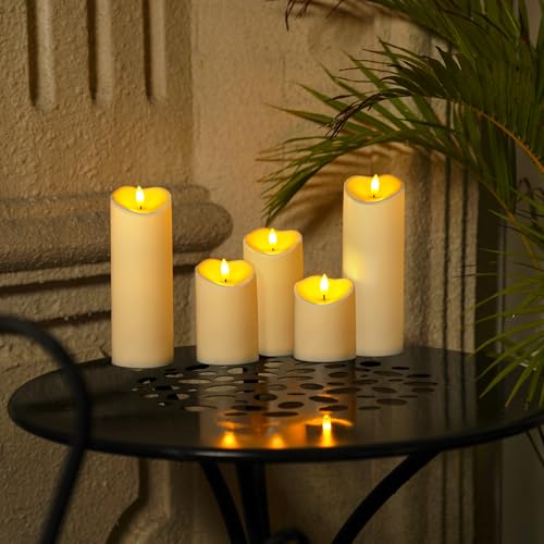 Outdoor Waterproof Flameless Candles (5 Count)