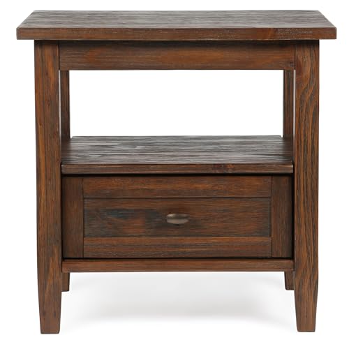 Warm Shaker 20" End Tables in Warm Walnut Brown