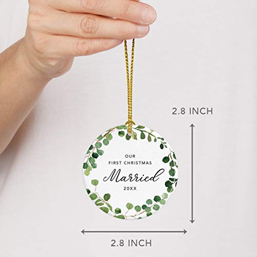 Custom Year Round Ceramic Porcelain Christmas Tree Ornament Keepsake Collectible Gift