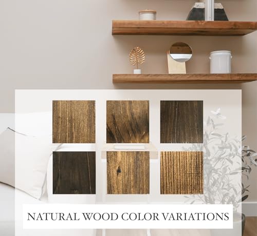 Rustic Shelves with J (2 Count)