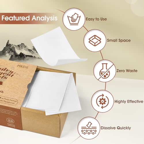 Laundry Detergent Sheets Earth Warmth Scent 160 Count