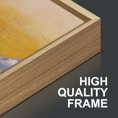 Boho Mountain Framed Canvas Wall Art