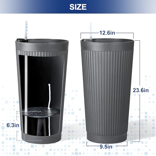Self Watering Tall Planters Set of 2