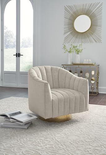 Swivel Barrel Accent Chair