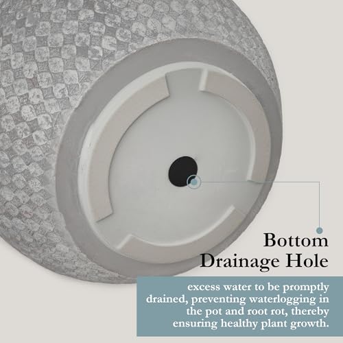 12" and 14.5" Round Planters (2 Count)