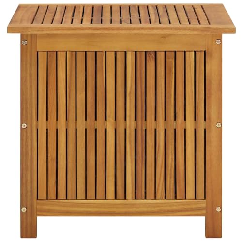 Garden Storage Box 23.6"x19.7"x22.8" Solid Wood Acacia