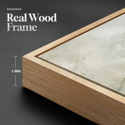 Large Framed Sage Green Abstract Landscape Wall Art (3 Count)