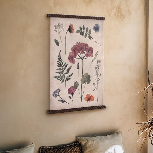 Spindle Tapestry Floral Wall Art