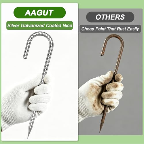 Rebar Stakes 12 Inch J Hook (16 Count)