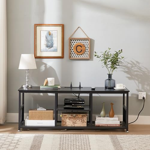 TV Stand with Power Outlets for Televisions up to 55 Inch