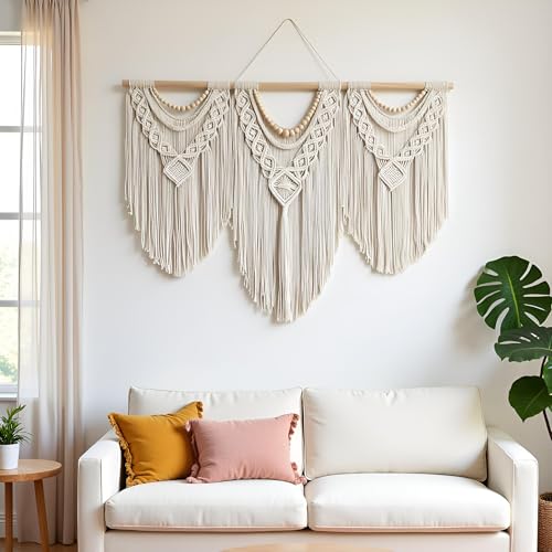 large macrame wall hanging