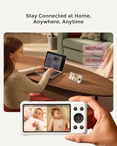 BM04 Smart WiFi Baby Monitor with 2 Cameras
