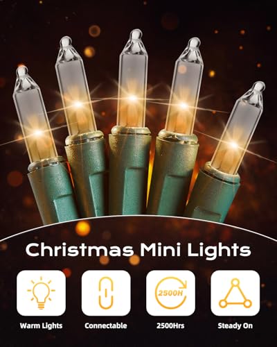 Clear Christmas String Lights (100 Count)