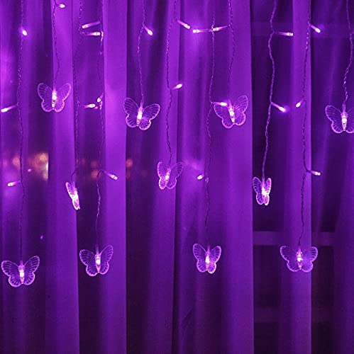 Butterfly Curtain Fairy Lights USB Plug in