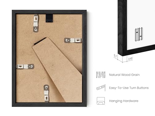 6x8 Black Oak Frame