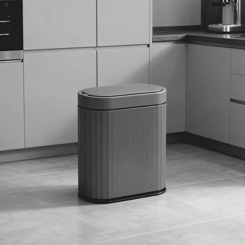 Bathroom Trash Can with Automatic Lid