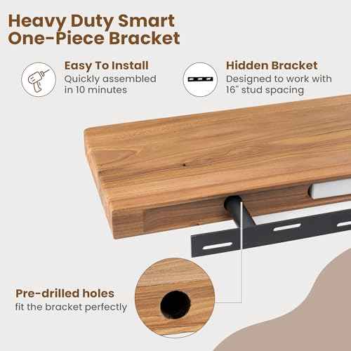 Floating Shelves for Wall (2 Count)