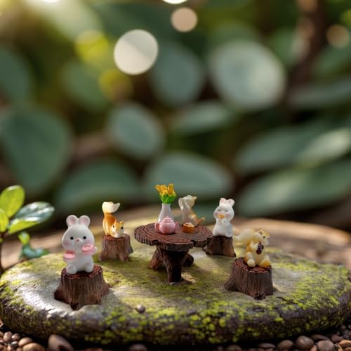 Swing Set of 42 Pcs Miniature Fairy Garden Accessories Outdoor Decor Figurines (42 Count)