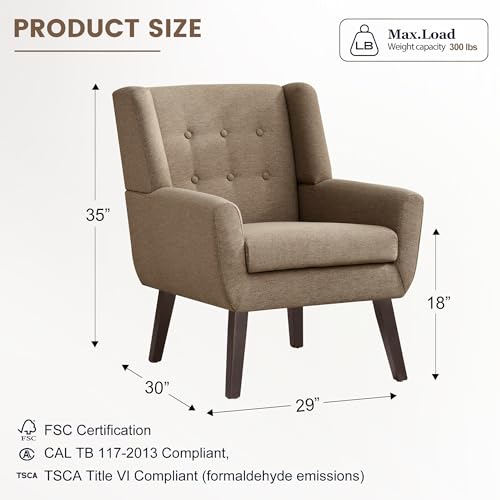Living Room Chairs Set of 2