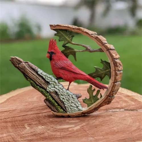 Cardinal Wood Carving
