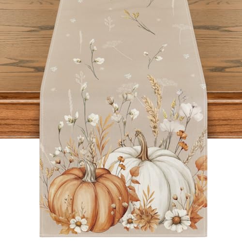 210 GSM Fall Table Runner Home Party Decor 13x120 Inch