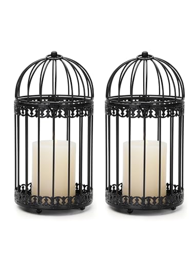 Vintage Bird Cage Lantern (2 Count)