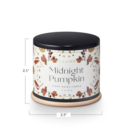 Noble Holiday Collection Midnight Pumpkin Demi Vanity Tin Candle