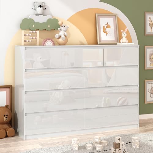 White Malm Dresser for Bedroom