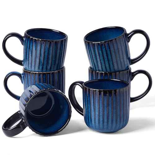 Coffee Mugs Set of 6 (6 Count)