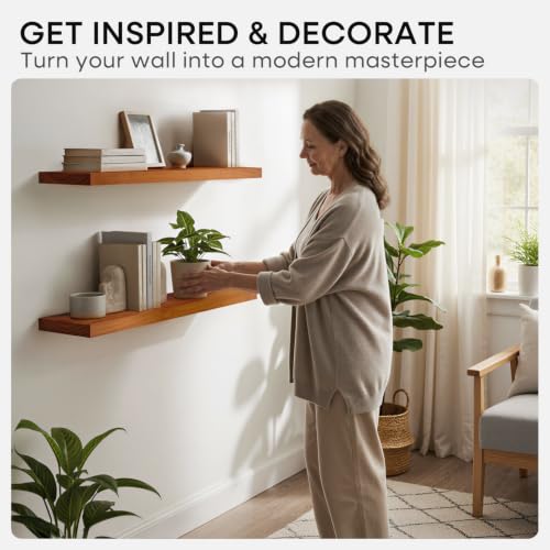 16 Inch Floating Shelves (2 Count)