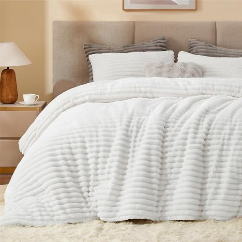 Fleece Oversized Queen Comforter Set