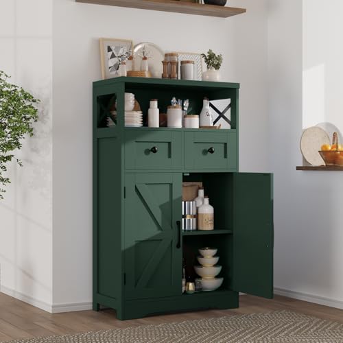 Farmhouse Storage Cabinet with Drawers