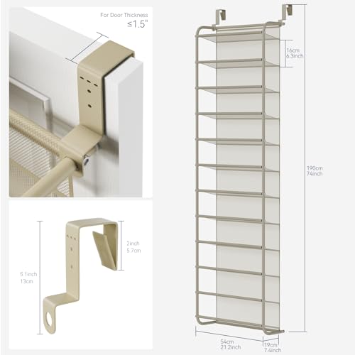 36 Pair Over the Door Shoe Rack