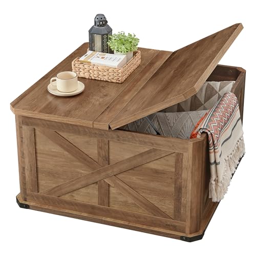 Farmhouse Coffee Table with Storage