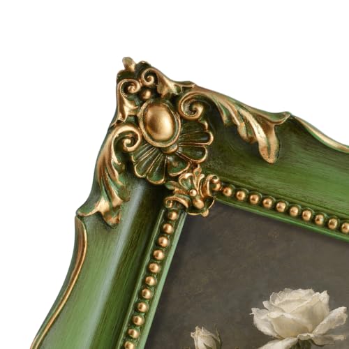 8x10 Vintage Picture Frame with Embossed Flower Design