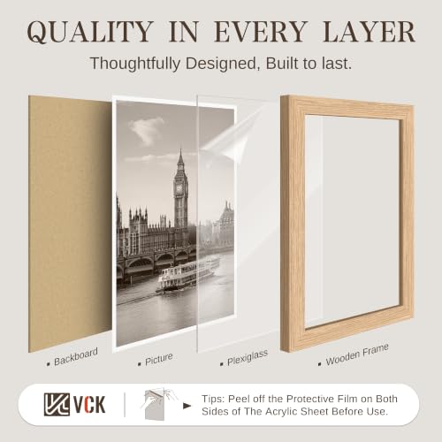 8.5 by 11 Picture Frame Set of 6