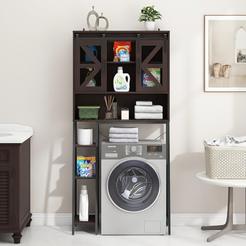 Over The Toilet Storage Cabinet with Open Shelf
