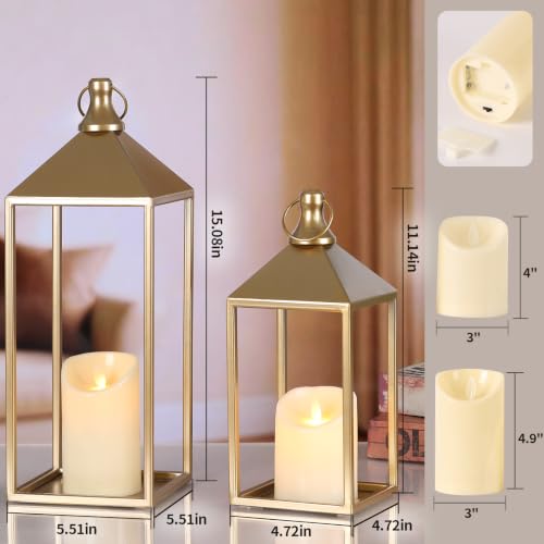 Decorative Candle Lanterns Indoor (2 Count)