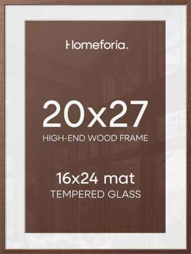 20x27 Brown Oak Picture Frame (2 Count)