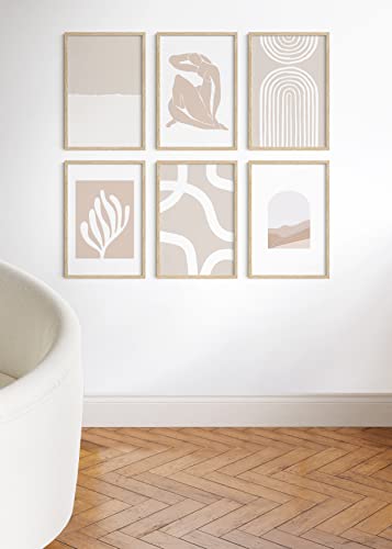 16x24 Natural Oak Wood Picture Frames Set of 25