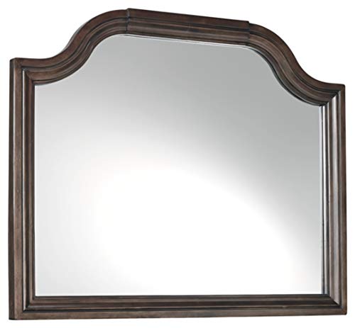 Adinton Traditional 44 x 36 Bedroom Mirror with Cutaway Shape