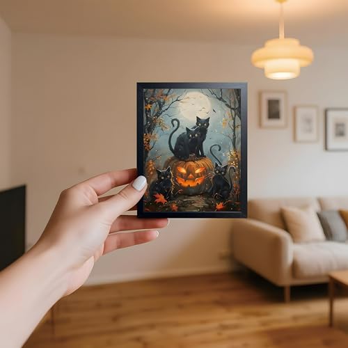 Halloween Black Cat Wall Art