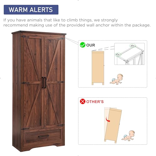 Farmhouse Kitchen Pantry Cabinet