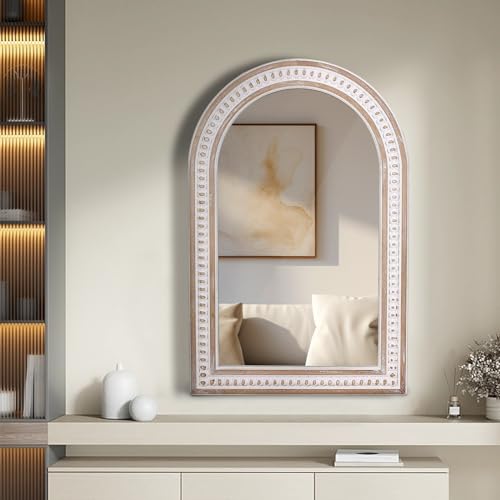 36x24 Inch Arched Wall Mirror