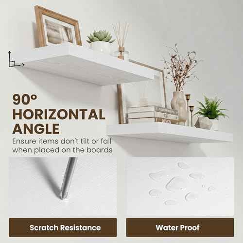 36 Inch Floating Shelves for Wall Set of 2