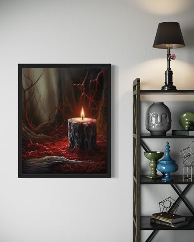Gothic Candle Unframed Poster Art Print